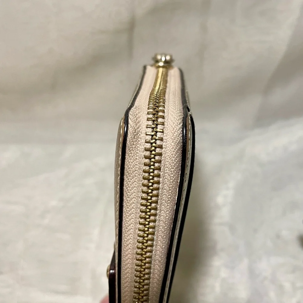 Kate Spade Metallic Rose Gold Continental Wallet